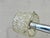 Glass Vintage Pendant Lamp in Textured Glass and Chrome from Kaiser Leuchten, 1970s For Sale - Image 7 of 11