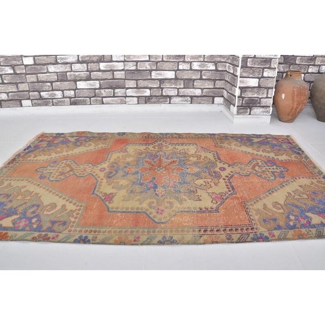 Antique Wool Turkish Arae Rug For Sale - Image 10 of 10