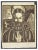Augusto Monari, Christ, Woodcut, Early 20th Century For Sale