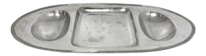 Porter Blanchard Silver Plated Hand Hammered Serving Tray