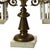 Three Piece Antique Bronze & Crystal Girandole Set With Marble Base C1900. Measures - 17 1/4" x 15 3/4" x 5" A 3-piece...