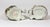 Ceramic Pair of Staffordshire Pottery Seated Calico Cats For Sale - Image 7 of 7