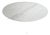 Knoll 54" Round Marble & Chrome Dining Table For Sale
