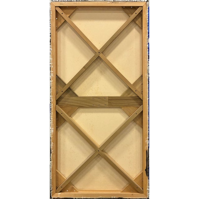 Paint "Eroded Black" by Artist Michael DesRosiers Polymer Paint and Mixed-Media on Canvas (2019) For Sale - Image 7 of 7