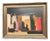 R. Adiels, Abstract Composition, 1950s, Acrylic, Framed For Sale