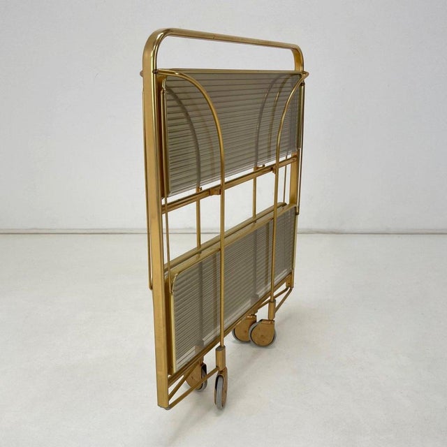 Vintage Folding Serving Cart, 1960s For Sale - Image 11 of 14