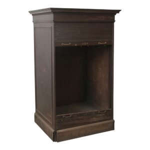 Early 20th Century Renaissance Revival Metal Cabinet With Egg & Dart Detail