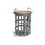 2020s Metal and Wood Side Basket Tables (Set of 2) For Sale - Image 5 of 6
