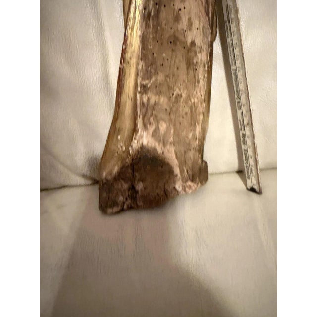 Late Gothic Carved Madonna and Child Figure For Sale - Image 6 of 13