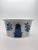 White Vintage Blue Pineapple Porcelain Cachepot Styled After Mottahedeh For Sale - Image 8 of 10