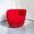 Textile Vladimir Kagan Style “Nautilus” Swivel Chair For Sale - Image 7 of 15