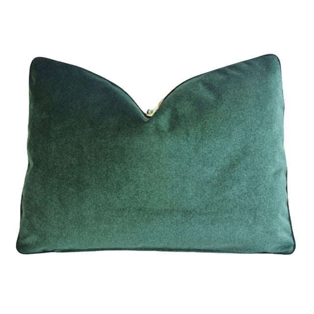 Designer Fonthill Ltd./Scalamandre Giardinieri Garden Feather/Down Pillows 23" X 17" - Pair For Sale In Los Angeles - Image 6 of 7