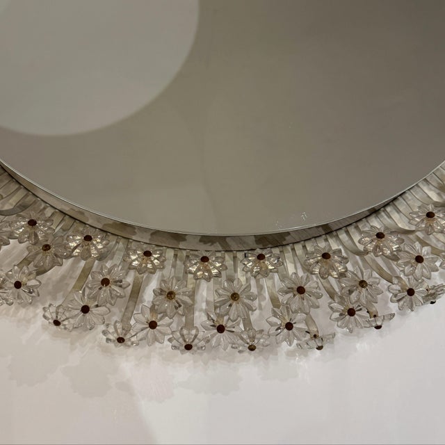20th Century Backlit Modernist Circular Mirror, Germany For Sale - Image 4 of 6