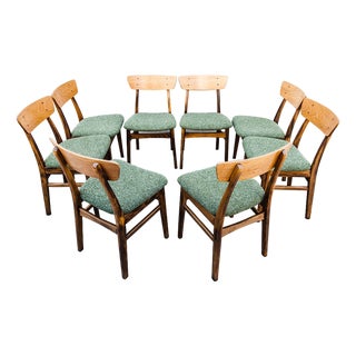 1970s Restored Japanese Mid Century Modern Dining Chairs For Sale