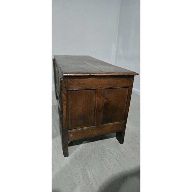 Charles I Oak Coffer, 1650s For Sale - Image 11 of 14