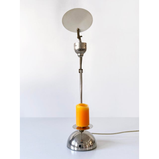 1980s Postmodern Servoluce Table Lamp by Enzo Catellani for Catellani & Smith, Italy, 1980s For Sale - Image 5 of 18