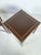C. 1940s Regency Leather and Mahogany End Tables - A Pair For Sale - Image 4 of 12
