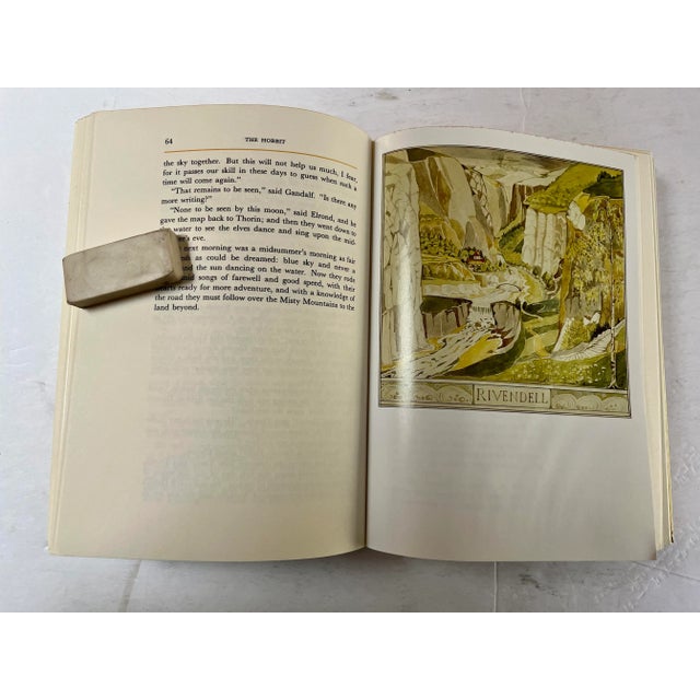 The Hobbit, by J. R. Tolkien, 1987, 50th Anniversary Edition. In Slipcase. For Sale - Image 4 of 5
