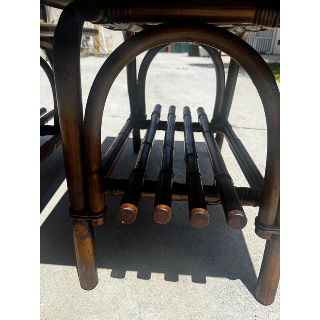 Mid 20th Century Set of Vintage Calif-Asia Tiki-Style Tables For Sale - Image 5 of 8