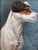 Antique Original Dog Lithographic, Framed Dog Portrait For Sale - Image 6 of 10