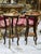 This French Baroque style wood side table set is a luxurious statement piece that brings timeless elegance and refined...