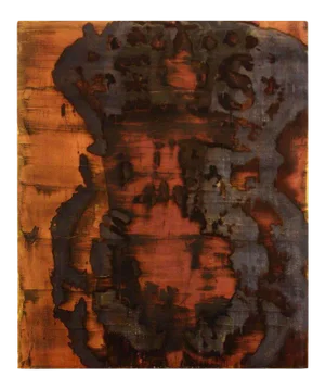 Dirk De Bruycker "Bleeding Icon I I I" Abstract Painting, 1996