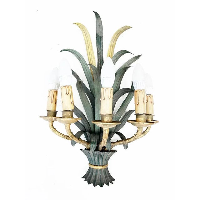 Hollywood Regency Wall Light, 1890s For Sale - Image 5 of 5