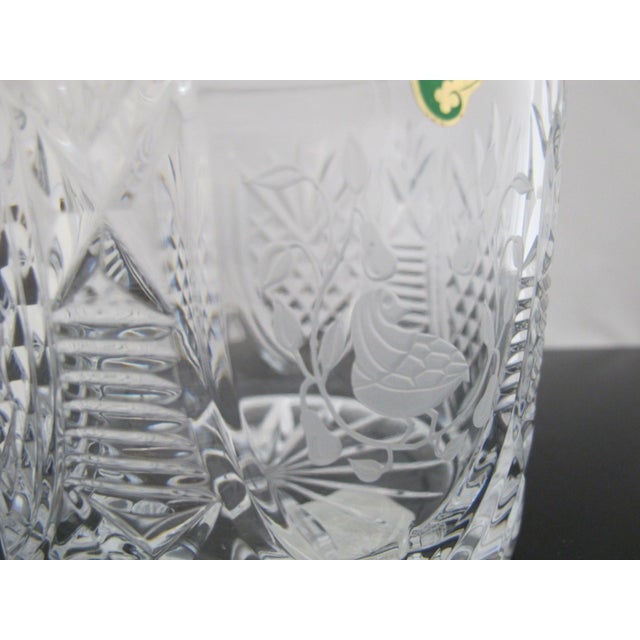 2010s Waterford Crystal 12 Days of Christmas Patridge Biscuit Barrel Jar Original Box For Sale - Image 5 of 10