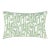 The House Of Scalamandré Telly Lumbar Pillow In Leafgreen For Sale