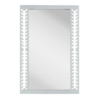 Fleur Home Audubon Spruce Rectangle Mirror in Pelican Gray, 36x48 For Sale