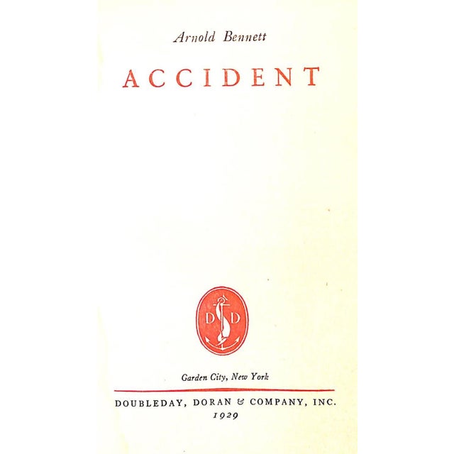BENNETT, Arnold [315] pp. Doubleday, Doran & Company, Inc. 1929 7 3/4" x 5 1/2" Jacket design by M.K. Morris "It was an...