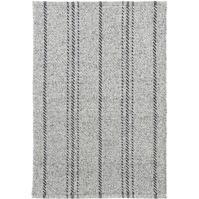 Dash & Albert Dash & Albert by Annie Selke Melange Stripe Grey/Black Indoor/Outdoor Rug, 9' 6" x 13' 6" For Sale - Image 4 of 4
