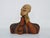 1930s Art Deco Commedia Dell'Arte Bust in Polychrome Terracotta For Sale - Image 5 of 11