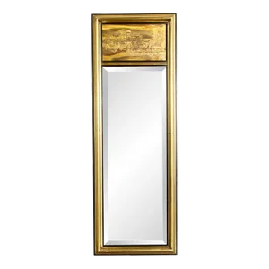 Bernhard Rohne for Mastercraft Acid Etched Brass Mirror, circa 1970