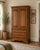 Vintage Richardson Brothers Oak Armoire. Has all the original hardware. It comes apart in two pieces 37” L x 18” W x 77.5” H