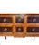 This is an Italian Neoclassical chest of drawers by Milling Road, a division of Baker Furniture. It is solid maple...