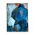 Abstract Blue Figurative Painting on Canvas For Sale