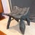 Rustic Rustic Carved Wood Stool For Sale - Image 3 of 8