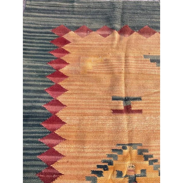 Indian Flat Durhie Kilim Gabbeh Design For Sale - Image 13 of 15