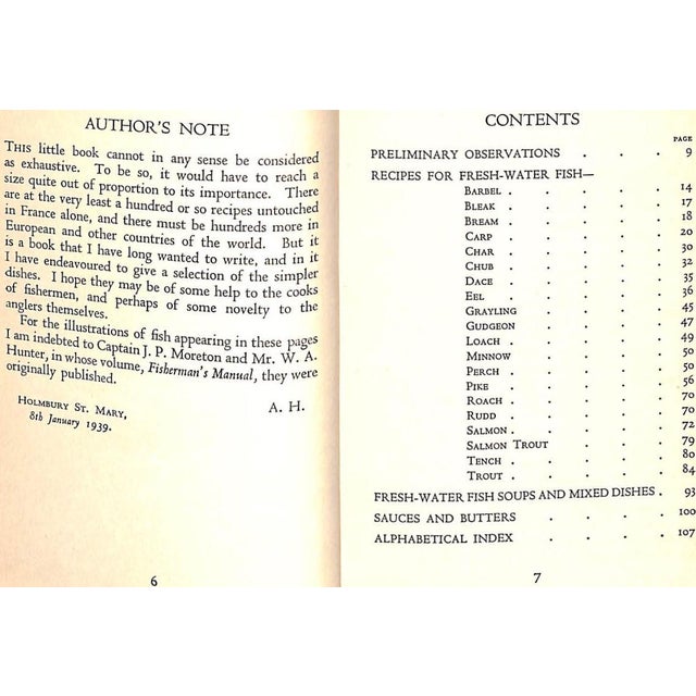 "From Creel to Kitchen: How to Cook Fresh-Water Fish" 1939 Heath, Ambrose For Sale - Image 10 of 10