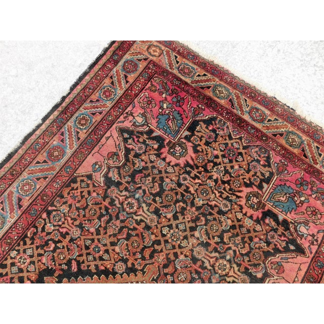 1930s 1930s Antique Handmade Persian Rug 4'4"x 6'7" For Sale - Image 5 of 13