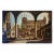 Mid-20th Century Signed Panarello - Italian Courtyard Scene With Figures, Oil on Canvas For Sale