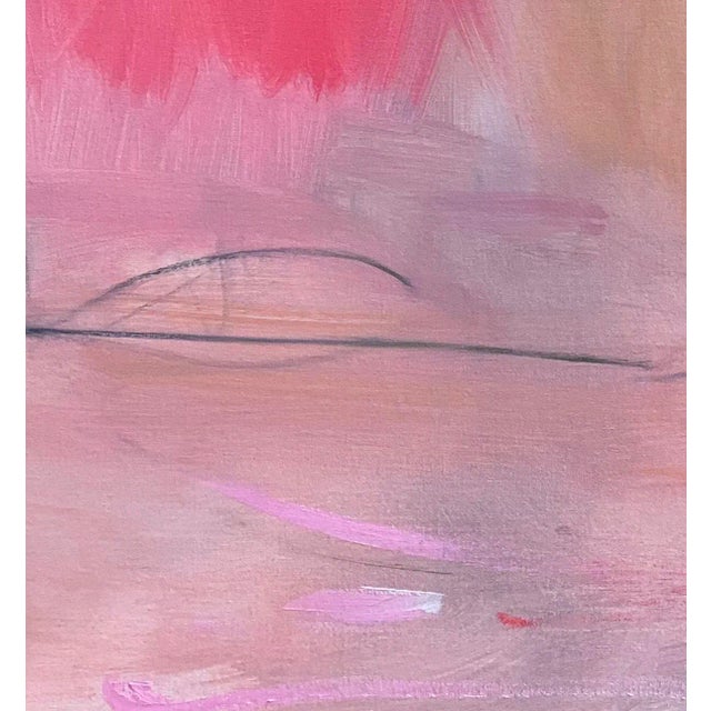 Contemporary "Heart Strings" by Trixie Pitts Abstract Expressionist Oil Painting For Sale - Image 3 of 13