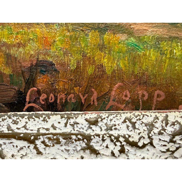 Harry Leonard Lopp Kintla Lake Oil Painting, Vintage For Sale - Image 11 of 12