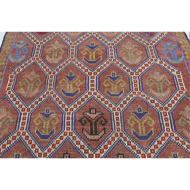 Vintage Turkish Kilim Rug - 69" X 122" For Sale - Image 4 of 13