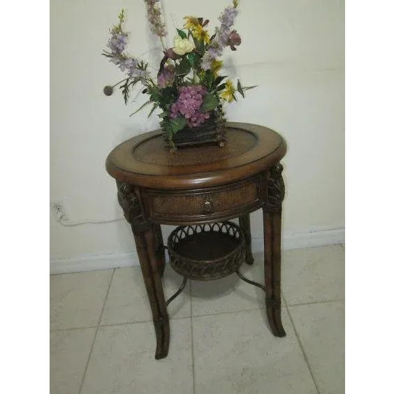 Add some stylish flair to your living room with this beautiful accent round table from Hooker Furniture Co. Featuring a...