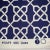 Vicki Payne Free Spirit Blue Links Celtic Knot Chinoiserie Fretwork Lattice Trellis Fabric- 3.7 Yards For Sale - Image 4 of 8