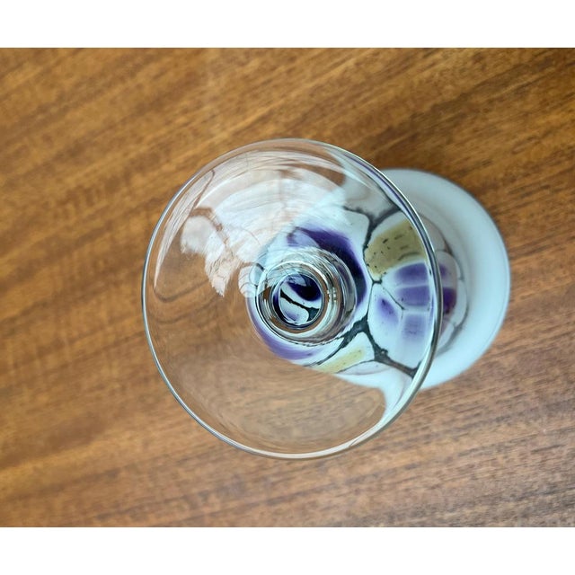 Vintage German Glass Vase and Goblet by Hans Jürgen Richartz for Richartz Art Collection, Set of 2 For Sale - Image 9 of 18