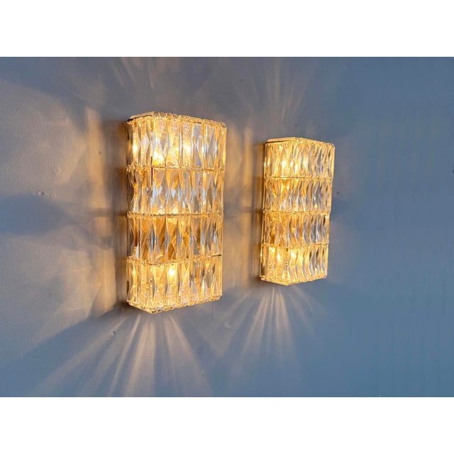 Wall Lamps in Crystal Glass by Bakalowits & Söhne, Austria, 1960s, Set of 2 For Sale - Image 6 of 7