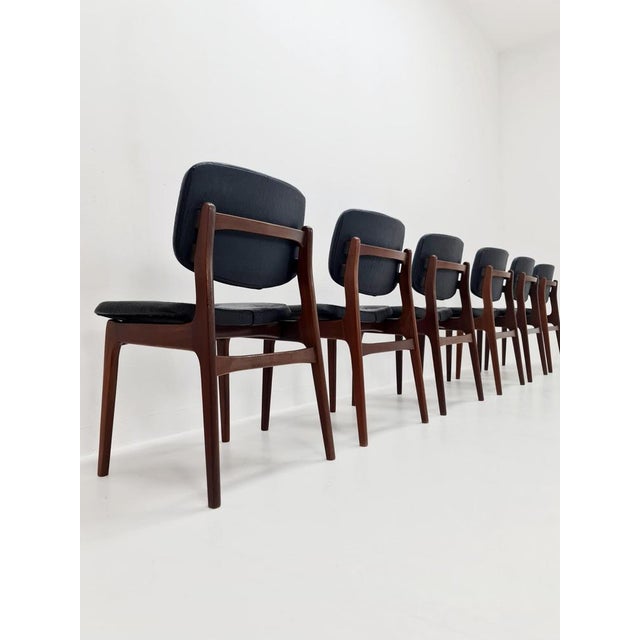 Danish Teak Dining Chairs, 1960s, Set of 6 For Sale - Image 6 of 11